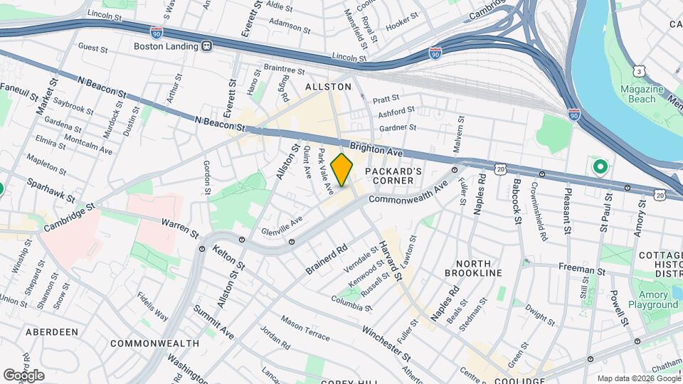 12A Glenville Ave Map and Location Details