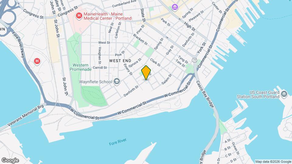 272 Danforth St Map and Location Details