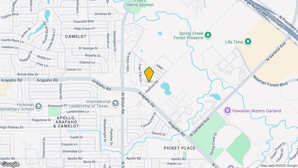 2209 Walnut Grove Ln Map and Location Details