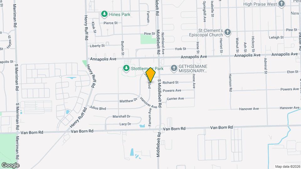 4941 Julius Blvd Mapa y Detalles de la Ubicación