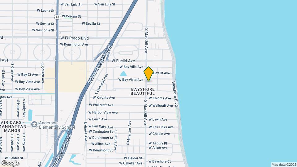 3015 W Bay View Ave Map and Location Details