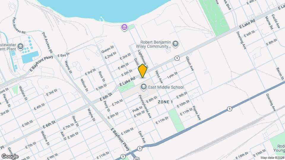 1136 Atkins St, Unit 2 Mapa y Detalles de la Ubicación