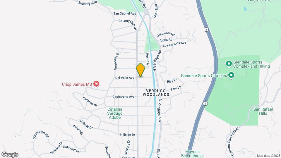 1700 Del Valle Ave Mapa y Detalles de la Ubicación