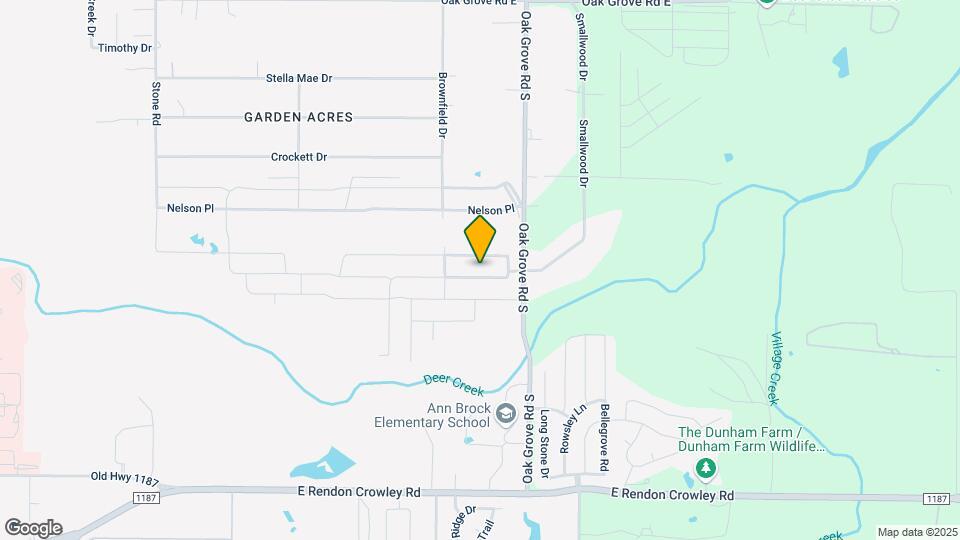 1401 Brownford Dr Map and Location Details