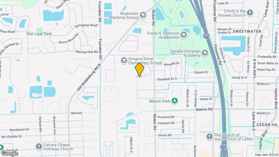 4365 Melissa Ct W Map and Location Details