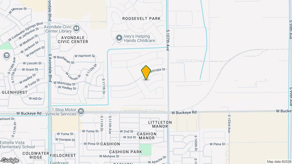 10829 W Hadley St Map and Location Details