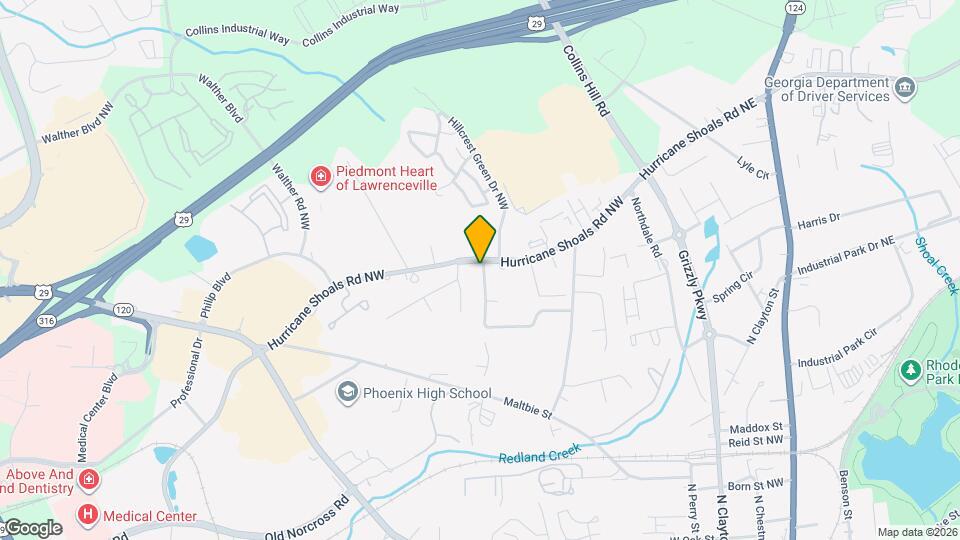 580 Downing St Map and Location Details