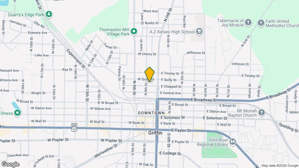 121 W Chappell St Map and Location Details