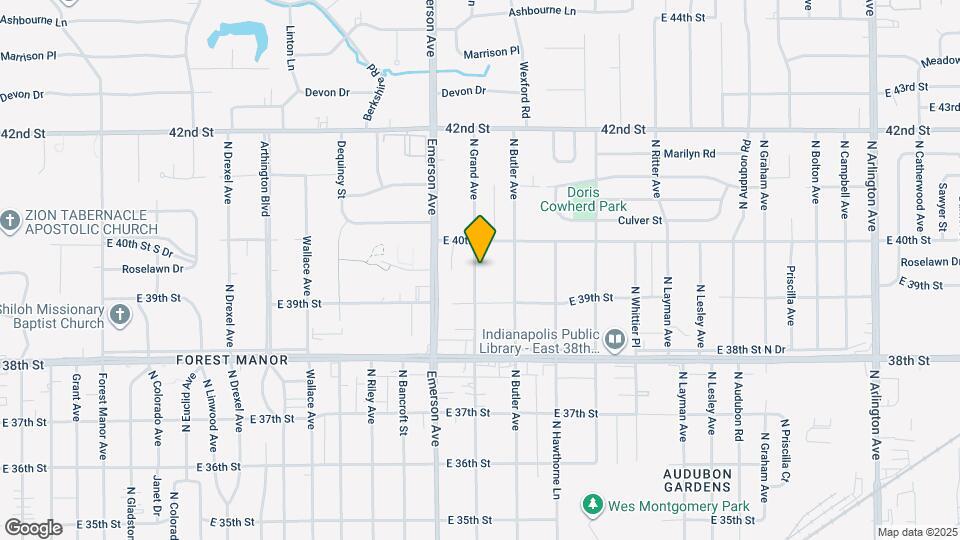 3939 N Grand Ave Map and Location Details