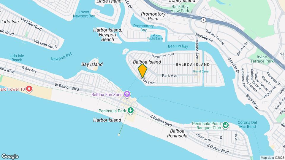 512 S Bay Front Map and Location Details