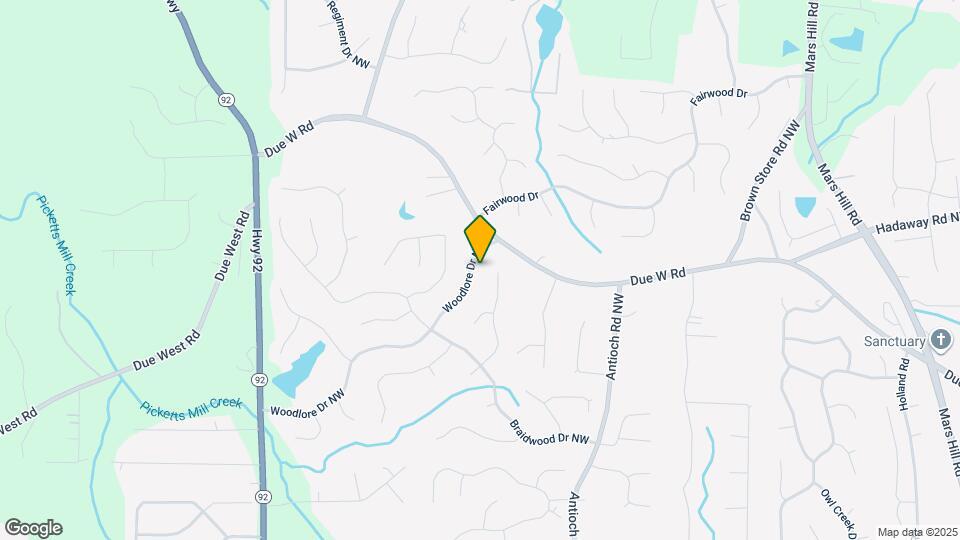 6221 Woodlore Dr NW Map and Location Details