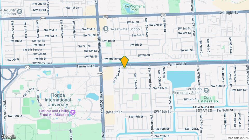 881 SW 104th Ct Map and Location Details