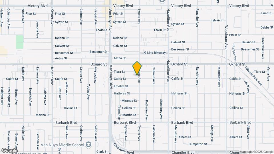 14309 Califa St Map and Location Details
