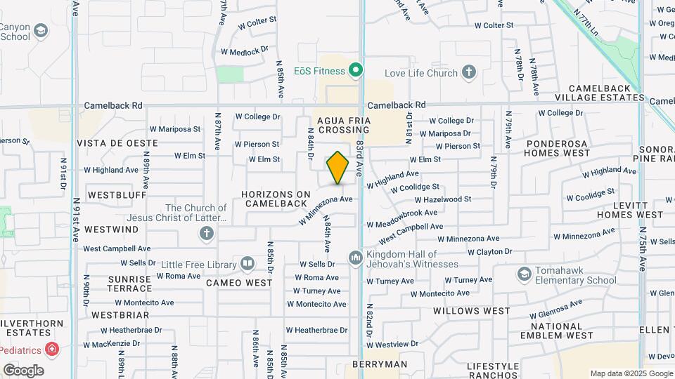 8327 W Coolidge St Map and Location Details