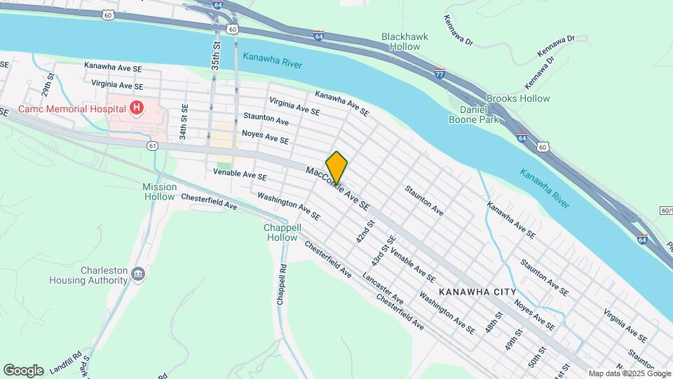 Kanawha Village Apartments Map and Location Details
