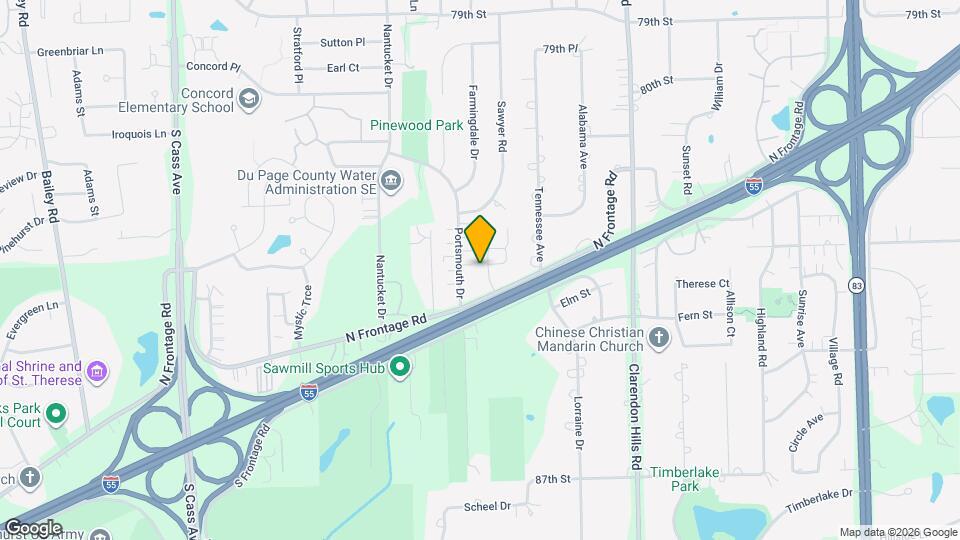 8316 High Point Cir Map and Location Details