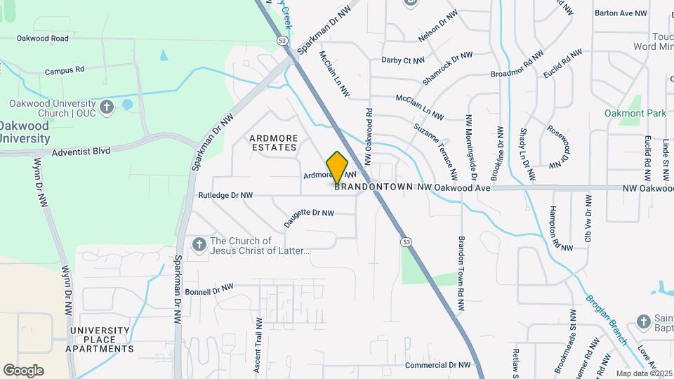 4610 Rutledge Dr NW Map and Location Details