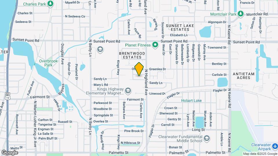 1468 Sandy Ln Map and Location Details