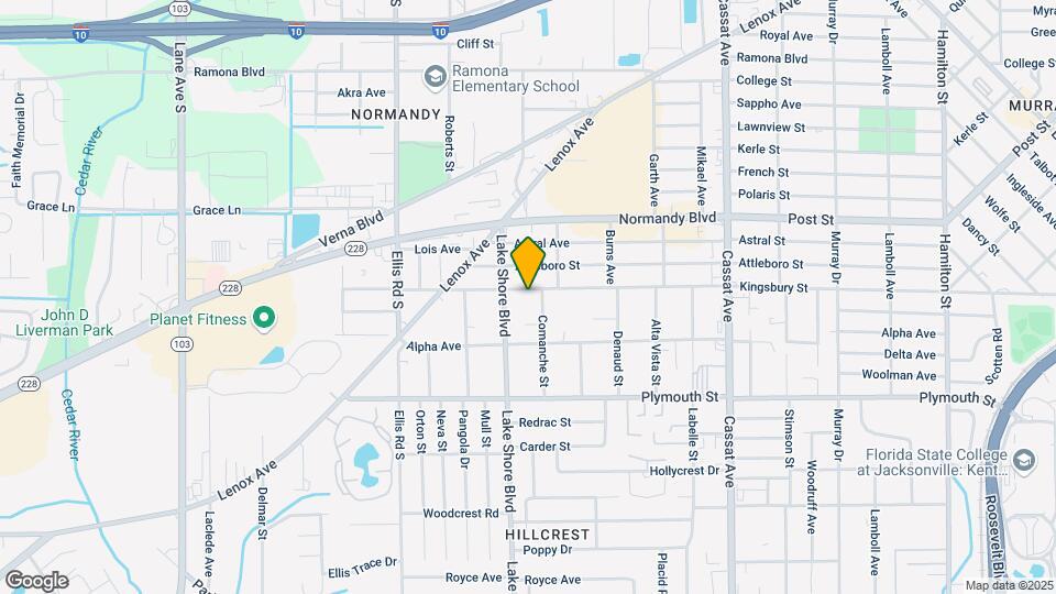 5340-5340 Kingsbury St Map and Location Details