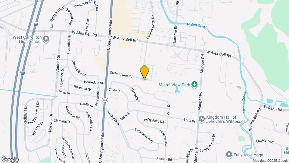 2618 Orchard Run Rd Map and Location Details