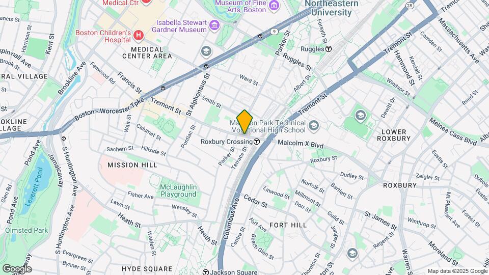 1434 Tremont St Map and Location Details