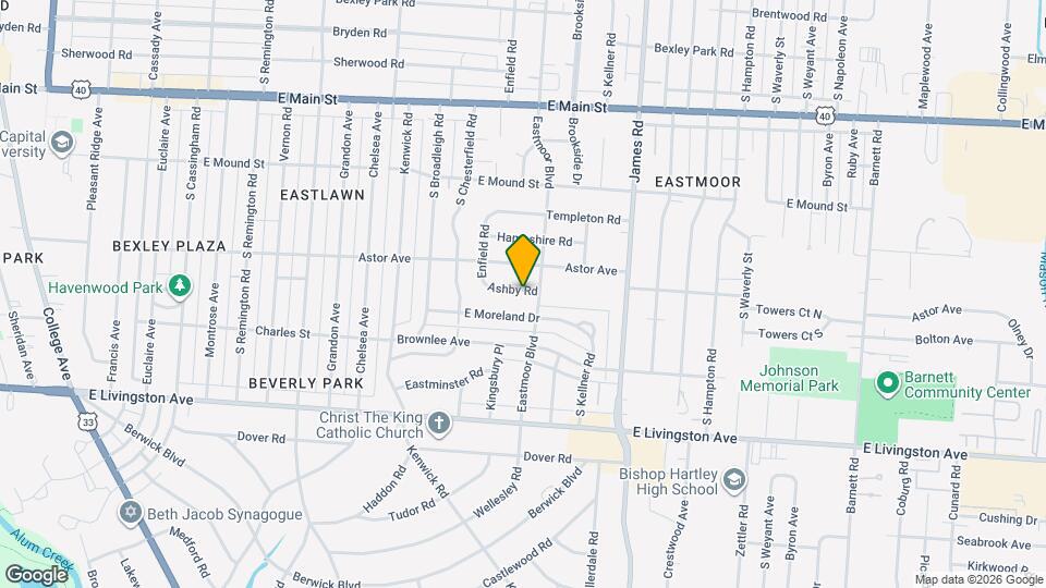 2917 Ashby Rd Map and Location Details