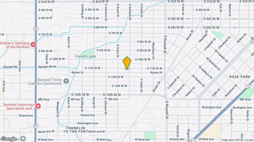 1809 S 11th St W Map and Location Details