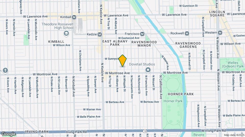 4414 N Whipple St Map and Location Details