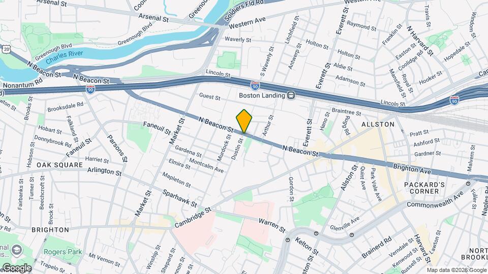 114 North Beacon St Mapa y Detalles de la Ubicación