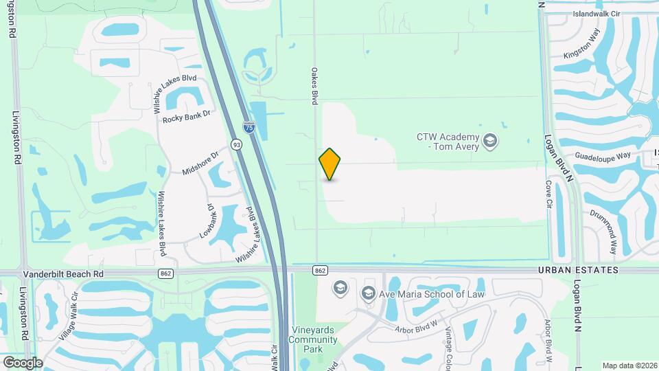 1156 Oakes Blvd Map and Location Details