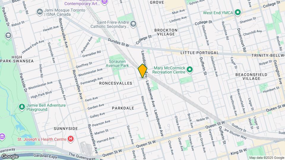 5 Rideau Ave Map and Location Details