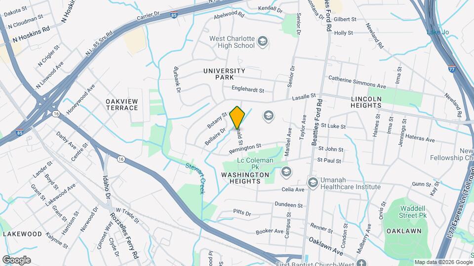 1731 McDonald St Map and Location Details