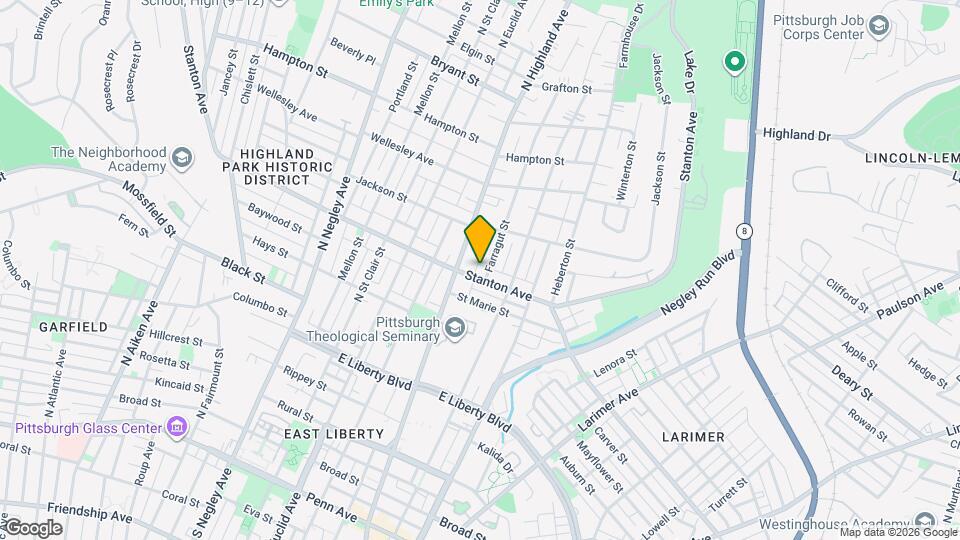 6023 Stanton Ave Map and Location Details