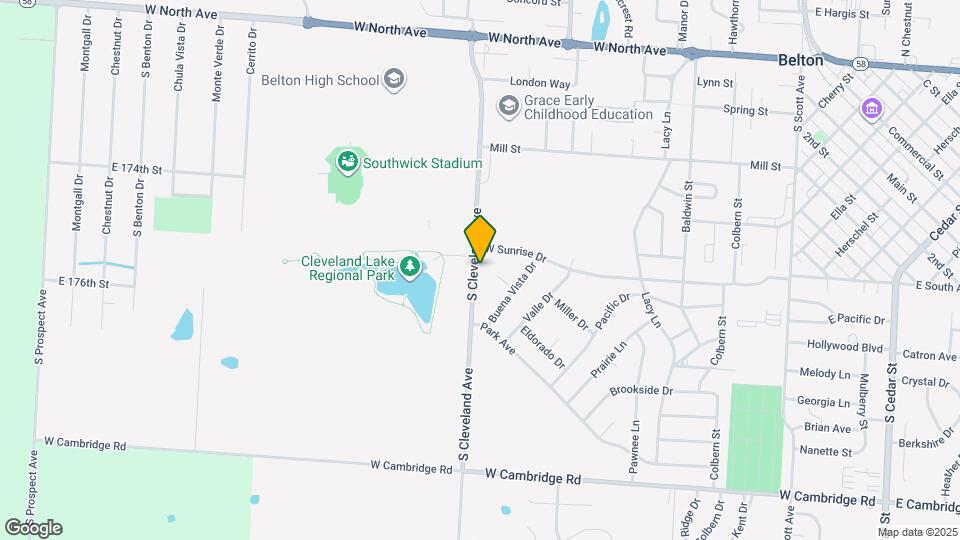 505 S Cleveland Ave Map and Location Details