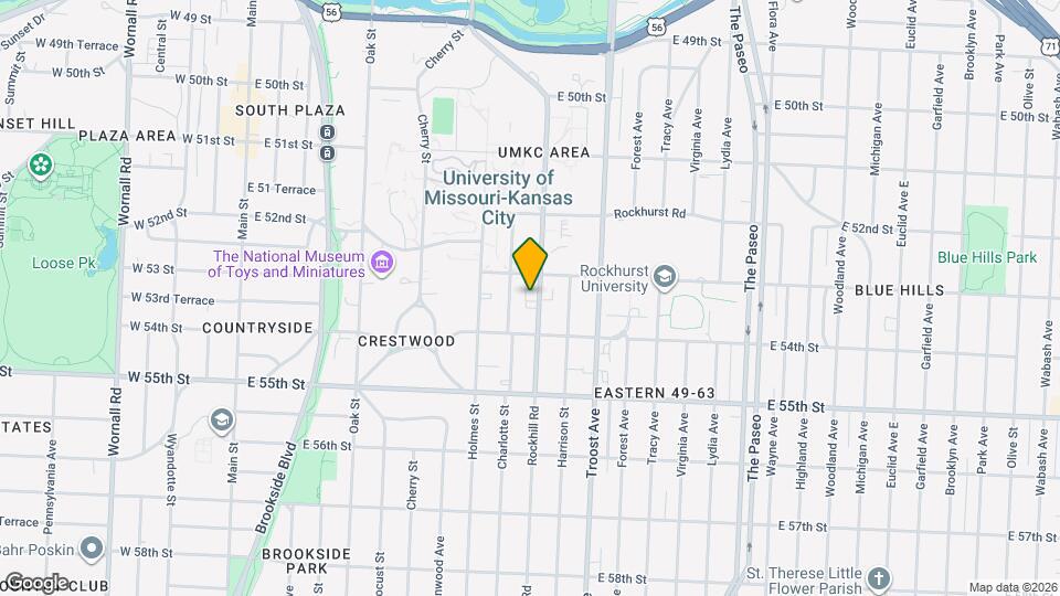 5318-5320 Rockhill Rd Map and Location Details