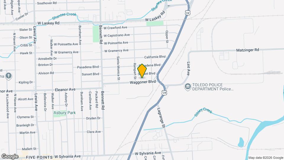 202 Waggoner Blvd Map and Location Details