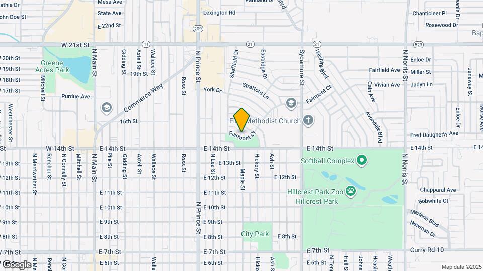 1018 Fairmont Ct Map and Location Details