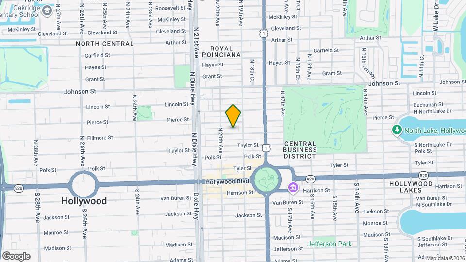 1929 Fillmore St Map and Location Details