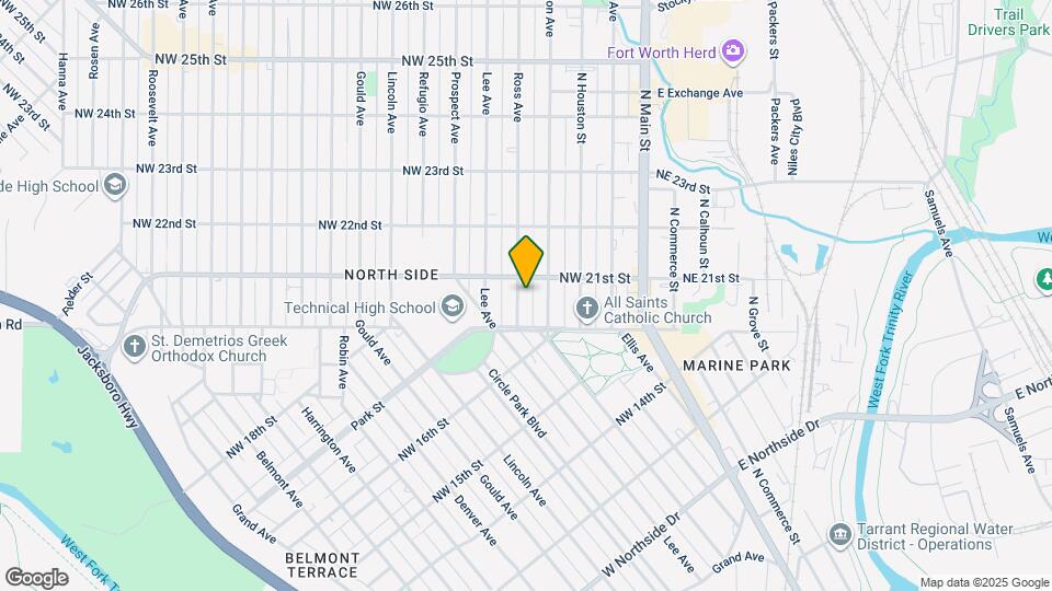 2014 Ross Ave Map and Location Details