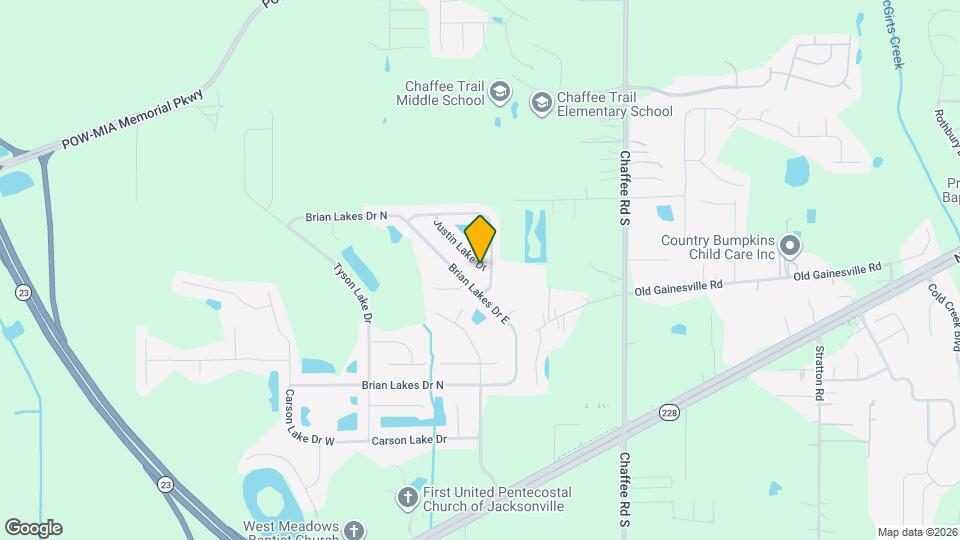 2300 Justin Lake Dr Map and Location Details