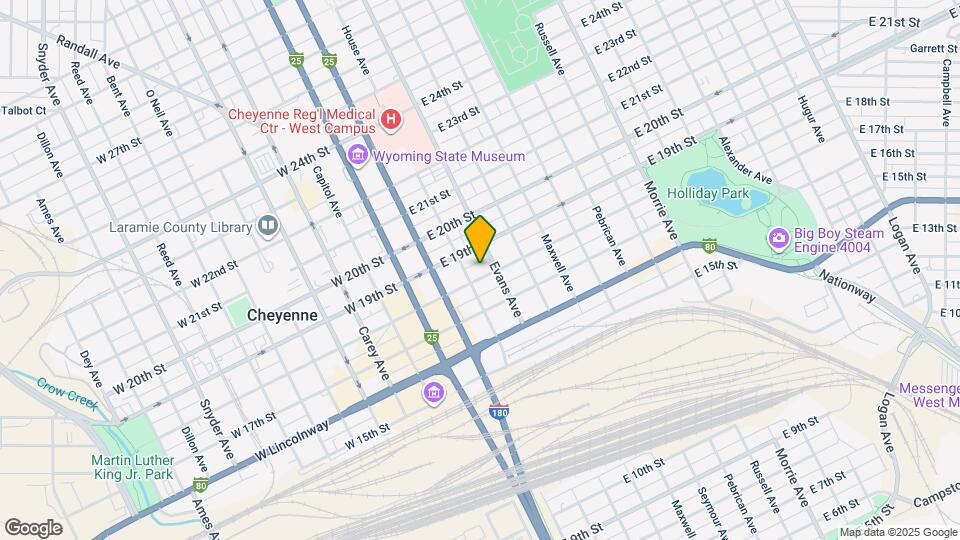 306 E 18th St Map and Location Details