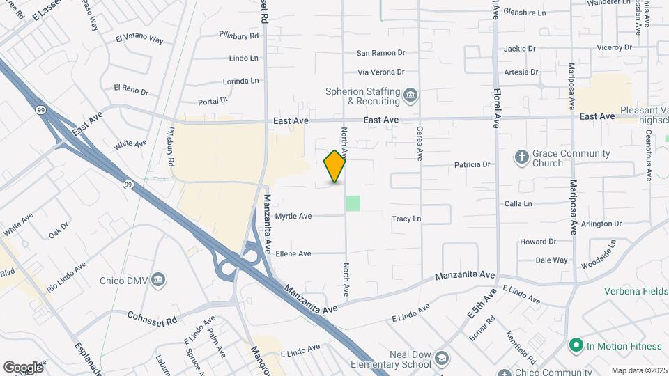 2345 North Ave Map and Location Details