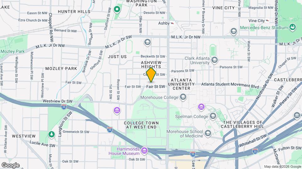 985 Fair St SW Map and Location Details