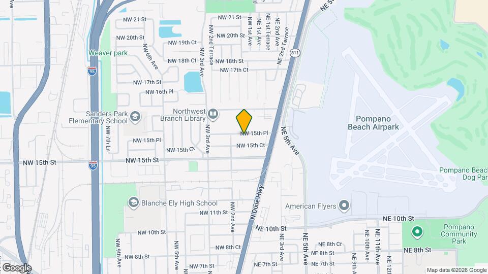 160 NW 15th Pl Map and Location Details