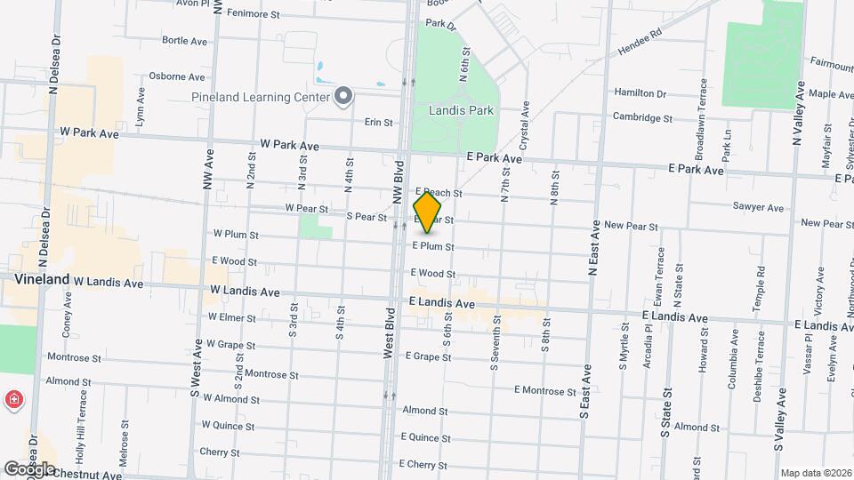 520 E Plum St, Unit 1 Map and Location Details
