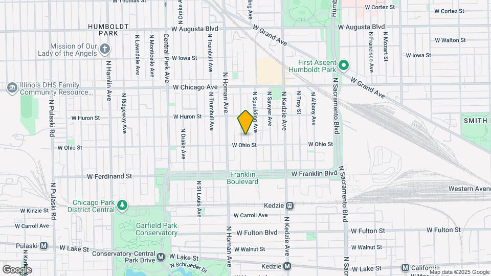 613 N Christiana Ave Map and Location Details