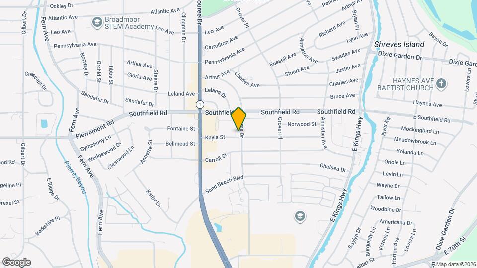 5732 Roma Dr Map and Location Details