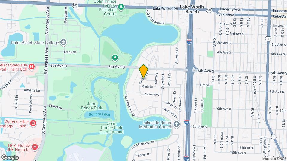 702 Sunset Dr Mapa y Detalles de la Ubicación