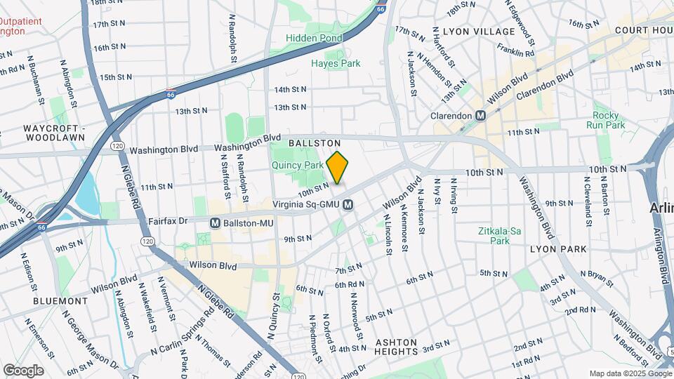 3601 Fairfax Dr Mapa y Detalles de la Ubicación