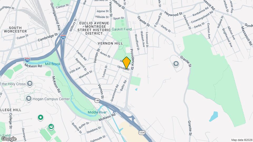 76 Upsala St, Unit 1 Map and Location Details